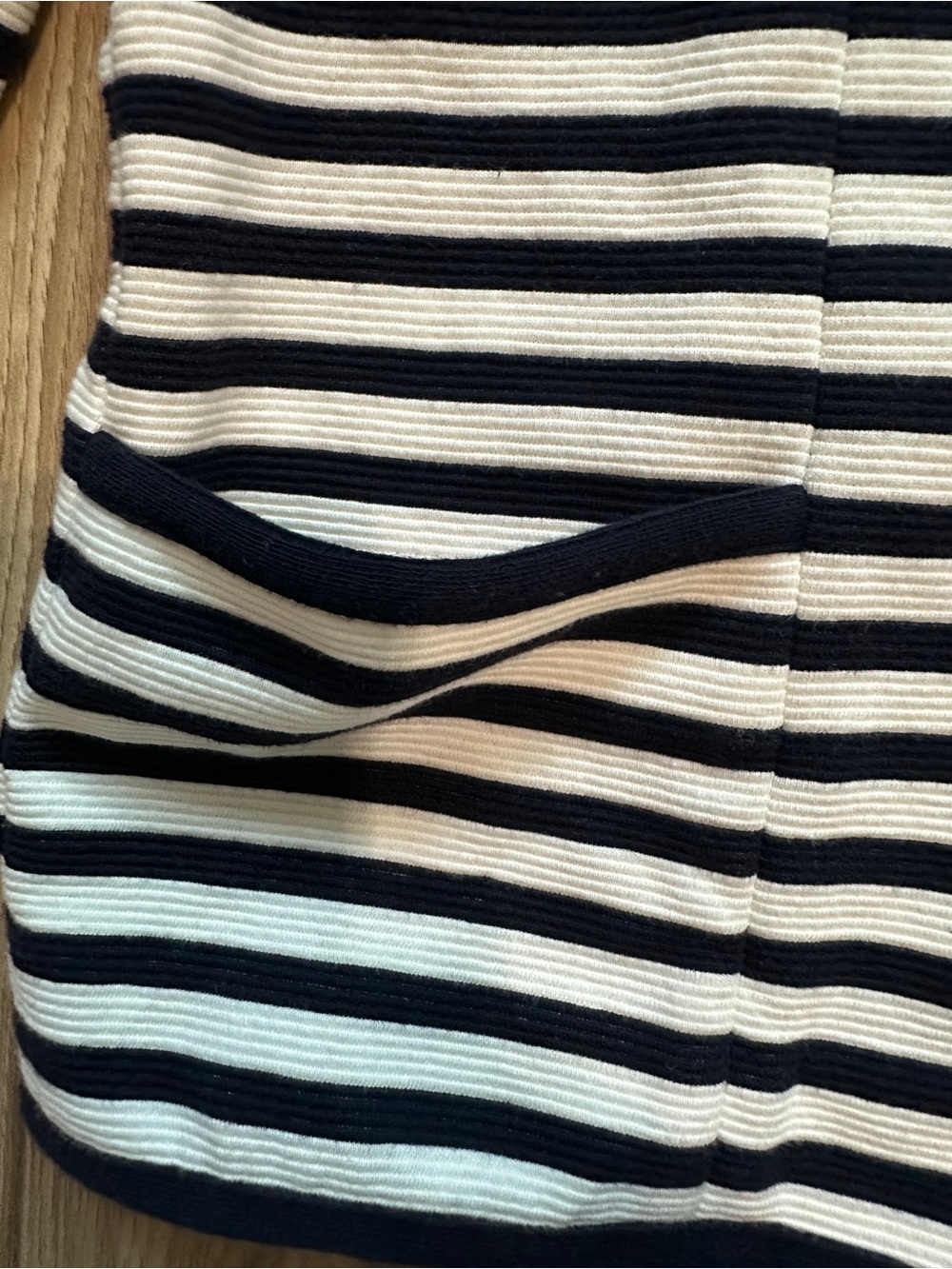 Talbots Navy White Striped Blazer Jacket Coat 3/4 Sleeves Large L Nautical Women - Picture 7 of 11